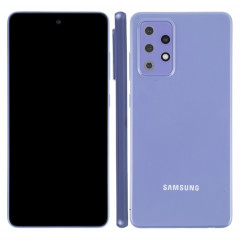 Modèle d'affichage factice non professionnel à écran noir pour Samsung Galaxy A52 5G (violet)