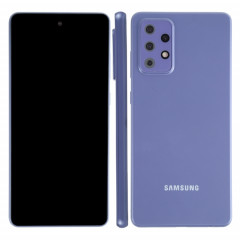 Modèle d'affichage factice non fonctionnel à écran noir pour Samsung Galaxy A72 5G (violet)
