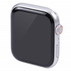 Pour Apple Watch SE 2022 44 mm Écran noir Faux modèle d'affichage factice non fonctionnel, pour photographier le bracelet de montre, pas de bracelet de montre (argent)