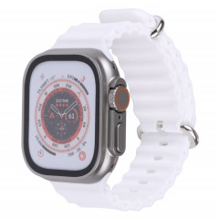 Pour Apple Watch Ultra 49mm écran couleur faux modèle d'affichage factice non fonctionnel (blanc)