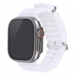 Pour Apple Watch Ultra 49mm Black Screen Non-Working Fake Dummy Display Model (Blanc)