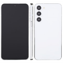 Pour Samsung Galaxy S23+ 5G écran noir faux modèle d'affichage factice non fonctionnel (blanc)