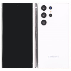 Pour Samsung Galaxy S23 Ultra 5G écran noir faux modèle d'affichage factice non fonctionnel (blanc)