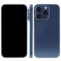 Pour iPhone 15 Pro Max, écran noir, faux modèle d'affichage factice non fonctionnel (bleu)