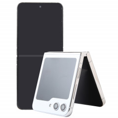 Pour Samsung Galaxy Z Flip5 Black Screen Non-Working Fake Dummy Display Model (Blanc)