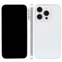 Pour iPhone 15 Pro Max Écran noir faux modèle d'affichage factice non fonctionnel (blanc)