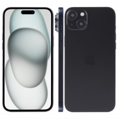 Pour iPhone 15 Plus écran couleur faux modèle d'affichage factice non fonctionnel (noir)