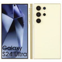 Pour Samsung Galaxy S24 Ultra 5G Écran couleur faux modèle d'affichage factice non fonctionnel (jaune)