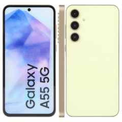 Pour Samsung Galaxy A55 5G Écran couleur faux modèle d'affichage factice non fonctionnel (jaune)