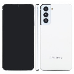 Modèle d'affichage factice faux écran noir non fonctionnel pour Samsung Galaxy S21 5G (blanc)