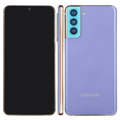 Modèle d'affichage factice faux écran noir non fonctionnel pour Samsung Galaxy S21 + 5G (violet)