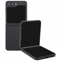 Pour Samsung Galaxy Z Flip6 Écran noir Faux modèle d'affichage factice non fonctionnel (Noir)