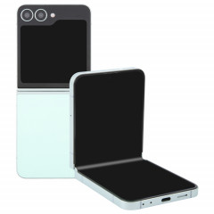Pour Samsung Galaxy Z Flip6 Écran noir non fonctionnel Modèle d'affichage factice factice (cyan)