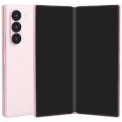 Pour Samsung Galaxy Z Fold6 Écran noir Modèle d'affichage factice non fonctionnel (rose)