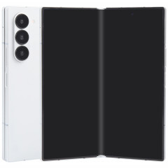 Pour Samsung Galaxy Z Fold6 Écran noir Faux modèle d'affichage factice non fonctionnel (Blanc)