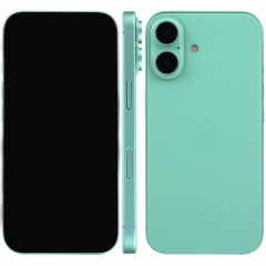 Pour iPhone 16, écran noir, modèle factice non fonctionnel (vert)