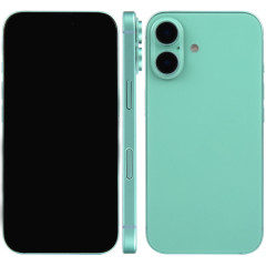 Pour iPhone 16, écran noir, modèle factice non fonctionnel (bleu sarcelle)