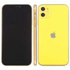 Modèle d'affichage factice factice non fonctionnel pour écran noir pour iPhone 11 (jaune)