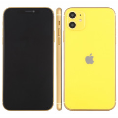 Modèle d'affichage factice factice non fonctionnel pour écran noir pour iPhone 11 (jaune)