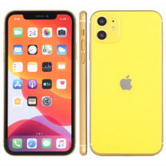 Modèle d'affichage factice factice d'écran non-couleur pour iPhone 11 (jaune)