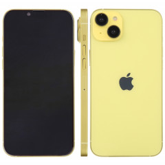 Pour iPhone 14 écran noir faux modèle d'affichage factice non fonctionnel (jaune)