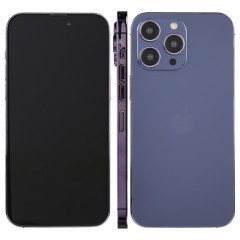 Pour iPhone 14 Pro Max écran noir faux modèle d'affichage factice non fonctionnel (violet profond)