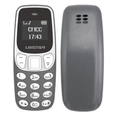 Mini téléphone mobile GTStar BM10, Casque de numérotation mains libres Bluetooth, musique MP3, double carte SIM, réseau: 2G (gris)