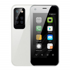 SOYES MI12, 1 Go + 8 Go, 2,5 pouces MTK6580 Quad Core jusqu'à 1,3 GHz, Bluetooth, WiFi, FM, Réseau : 3G, Dual SIM (Blanc)