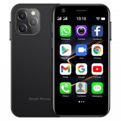 SOYES XS12 Pro, 4 Go + 64 Go, Reconnaissance faciale, 3,0 pouces Android 10.0 MTK6750 Octa Core, Bluetooth, WiFi, FM, OTG, Réseau : 4G, Double SIM, Prise en charge de Google Play (Noir)