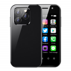 SOYES 14 Pro, 2 Go + 16 Go, Reconnaissance faciale, 3,0 pouces Android 9.0 MTK6739CW Quad Core jusqu'à 1,28 GHz, OTG, Réseau : 4G, Double SIM, Prise en charge de Google Play (Noir)
