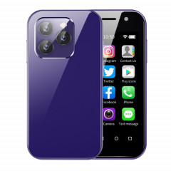 SOIS 14 Pro, ZGB+SHCHGB, Reconnaissance faciale, 3,0 pouces Android 9.0 MTK6739CW Quad Core jusqu'à 1,28 GHz, OTG, Réseau : 4G, Double SIM, Prise en charge de Google Play (Violet)