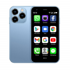 SOYES XS15, 2 Go + 16 Go, 3,0 pouces Android 8.1 MTK6580 Quad Core jusqu'à 1,3 GHz, Bluetooth, WiFi, GPS, Réseau : 3G, Dual SIM (Bleu)