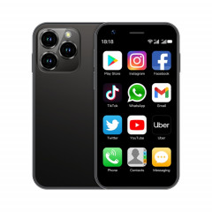 SOYES XS16, 3 Go + 64 Go, 3,0 pouces Android 10.0 MTK6737 Quad Core, Bluetooth, WiFi, Réseau : 4G, Double SIM, Prise en charge de Google Play Store (Noir)