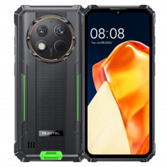  Téléphone robuste Oukitel G1, 6 Go + 256 Go, identification par empreinte digitale, 6,52 pouces Android 14 T606 Octa Core, NFC, OTG, réseau : 4G (vert)