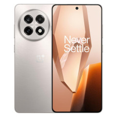  OnePlus 13R 5G Global, 12 Go + 256 Go, lecteur d'empreintes digitales intégré, écran 6,78 pouces, ColorOS 15.0, Android 15, Qualcomm Snapdragon 8 Gen 3 Octa Core, NFC, réseau 5G (argent)