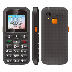 Téléphone portable pour personnes âgées UNIWA M220, 1,77 pouces, batterie 800 mAh, réseau : 2G, SOS, lampe de poche LED, FM, prise AU (noir)