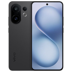 Vivo S30, 16 Go + 512 Go, écran 6,67 pouces, lecteur d'empreintes digitales, Android 15, Snapdragon 7 Gen 4 Octa Core, OTG, NFC, réseau 5G, compatible Google Play (noir)