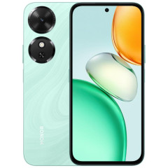 Honor Play10C, 8 Go + 256 Go, lecteur d'empreintes digitales latéral, écran 6,61 pouces, MagicOS 9.0, Android 15, Dimensity 6300 Octa Core, réseau 5G, OTG (cyan)