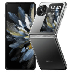 OPPO Find N3 Flip AI, 12 Go + 512 Go, Face ID et identification d'empreintes digitales latérales, écran 6,8 pouces + 3,26 pouces ColorOS 13.2 Dimensity 9200 Octa Core, réseau : 5G (noir)