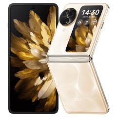 OPPO Find N3 Flip AI, 12 Go + 512 Go, Face ID et identification d'empreintes digitales latérales, écran 6,8 pouces + 3,26 pouces ColorOS 13.2 Dimensity 9200 Octa Core, réseau : 5G (or)