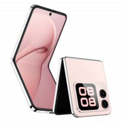 Huawei nova Flip, 12 Go + 512 Go, identification par empreinte digitale latérale, 6,94 pouces + 2,14 pouces HarmonyOS 4.2 Octa Core, NFC, OTG, ne prend pas en charge Google Play (rose)