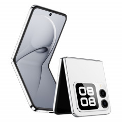 Huawei nova Flip, 12 Go + 512 Go, identification par empreinte digitale latérale, 6,94 pouces + 2,14 pouces HarmonyOS 4.2 Octa Core, NFC, OTG, ne prend pas en charge Google Play (blanc)