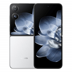 Xiaomi MIX Flip, 12 Go + 256 Go, 6,86 pouces + 4,01 pouces Xiaomi HyperOS Snapdragon 8 Gen 3 Octa Core 4 nm jusqu'à 3,3 GHz, NFC, réseau : 5G (blanc)