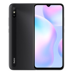 Xiaomi Redmi 9A, 4 Go + 64 Go, Batterie 5000 mAh, identification faciale, 6,53 pouces MIUI 12 MTK Helio G25 Octa Core jusqu'à 2,0 GHz, réseau : 4G, double SIM, prise en charge de Google Play (noir)
