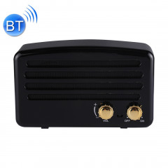 Haut-parleur stéréo sans fil portable Bluetooth V4.2 avec lanière, microphone intégré, prise en charge des appels mains libres et carte TF & AUX IN & FM, distance Bluetooth: 10 m (noir)