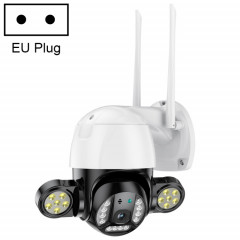 QX55 3.0 millions de pixels IP65 Imperméable Appareil photo 2.4G Wireless IP, prise en charge de la détection de mouvement et de la vision audio et de la nuit à deux voies, carte UE
