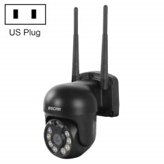 Escam WNK610 3,0 millions de pixels Dôme sans fil Caméra IP, prise en charge de la détection de mouvement et de la vision de la nuit audio et de la couleur à deux voies, carte US