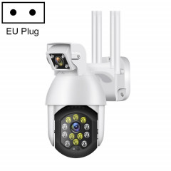 QX41 1080P 2.0mp double objectif IP66 Imperméable PTZ PTZ PTZ WiFi Caméra, Prise en charge de la journée et de la nuit Pleine de couleur et de la voix à deux voies et d'alarme intelligente et de lecture vidéo et