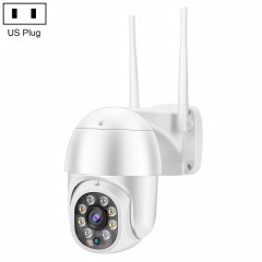 QX43-2 1080P 2.0mp 2.0mp Lentille IP66 Imperméable PTZ PTZ rotative WiFi Caméra, Soutenir une vision nocturne infrarouge et une touche vocale à double sens et de la détection de mouvement et de la carte 128 Go TF,