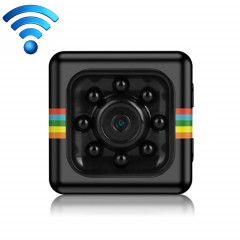 SQ11 Home HD 1080P 8 LEDS MINI WIFI Caméra, Support Vision Night & Mouvement et carte TF (Noir)